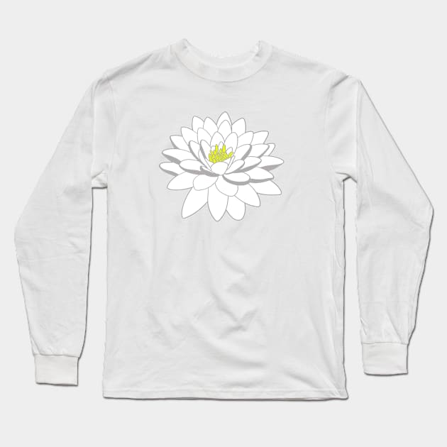 Lotus Long Sleeve T-Shirt by Nerdpins